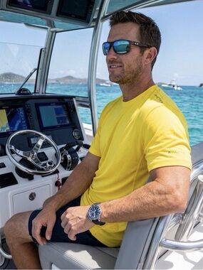 Anetik Low Pro Tech outdoors surf fish UPF30 Large short sleeve $60